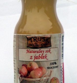 TRUSK  Naturalny tłoczony sok z jabłek 230 ml
